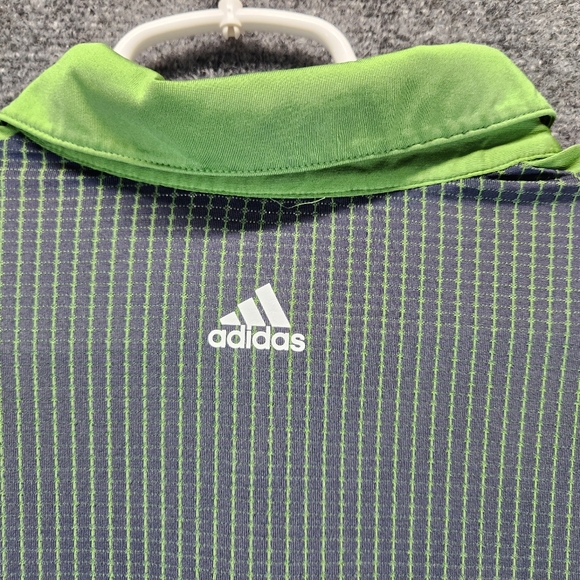 Adidas Climacool Formotion Mens XL Athletic Short Sleeve Green Polo Shirt - Picture 9 of 13